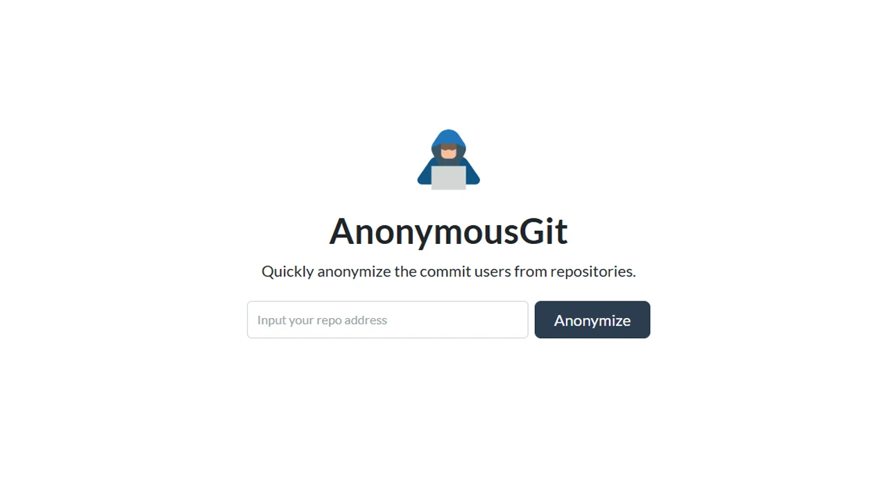 Screenshot of AnonymousGit