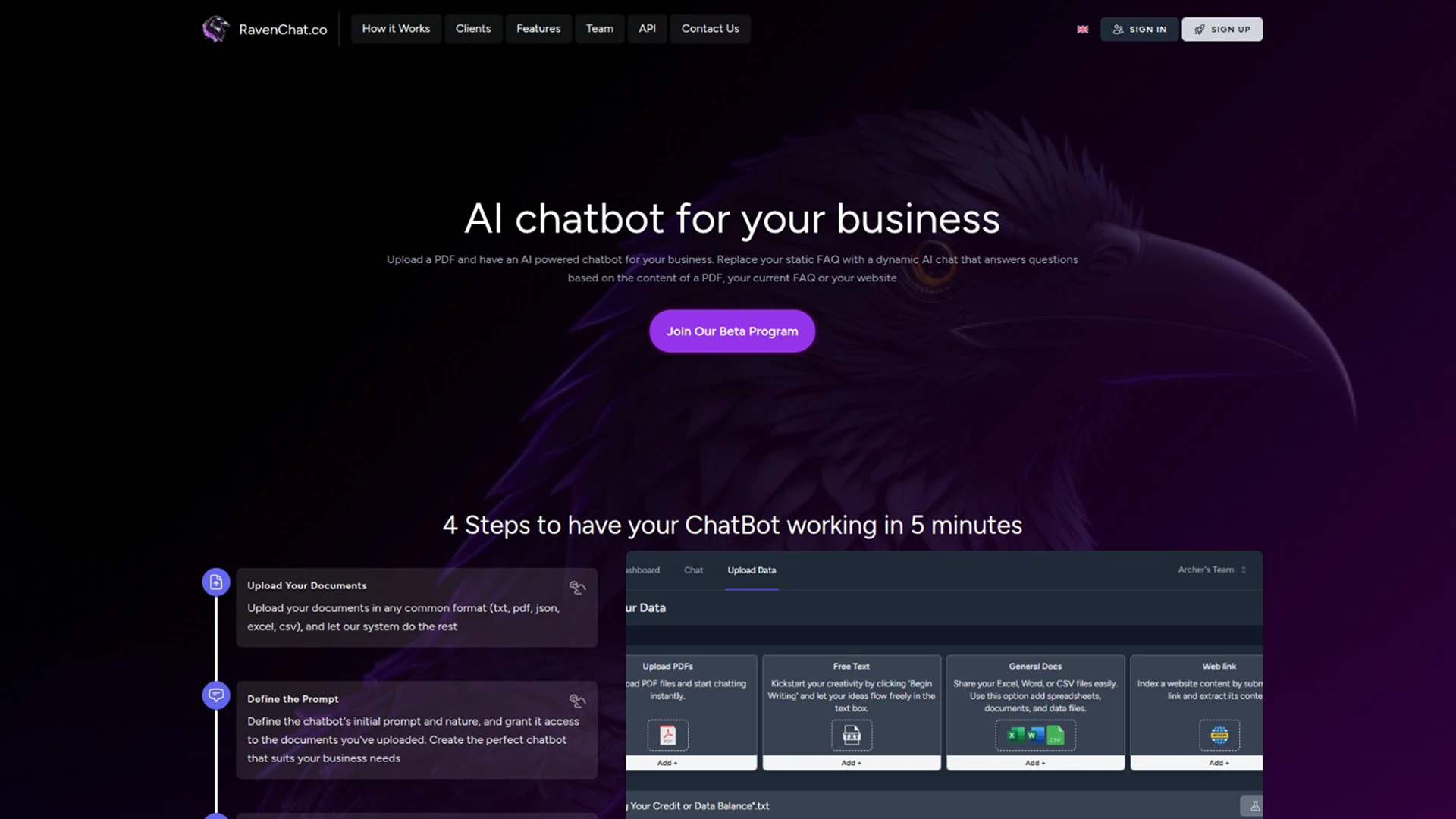 Screenshot of Ravenchat